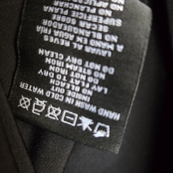 NWT R&M RICHARDS BLACK STRETCH POLYESTER SHEATH ASYMMETRICAL EVENING DRESS 14 - Picture 8 of 9